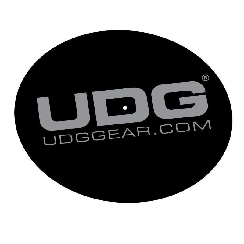 Слипмат для виниловых проигрывателей UDG Turntable Slipmat Set Black/Silver